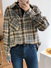 Vintage Plaid Casual Shirt